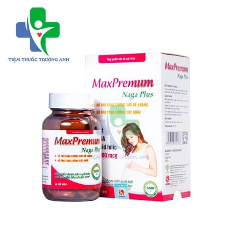 Maxpremum Naga Plus - Bổ sung sắt, DHA, acid folic cho cơ thể