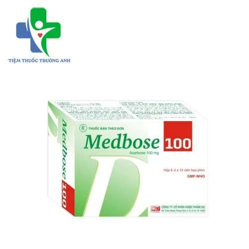 Medbose 100 F.T Pharma - Thuốc điều trị cho đái tháo đường type 2