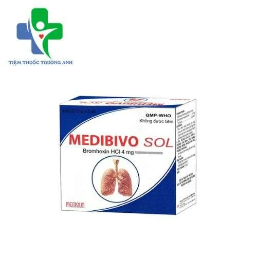 Medibivo sol Medisun - Tiêu các chất nhầy tồn tại trong hô hấp