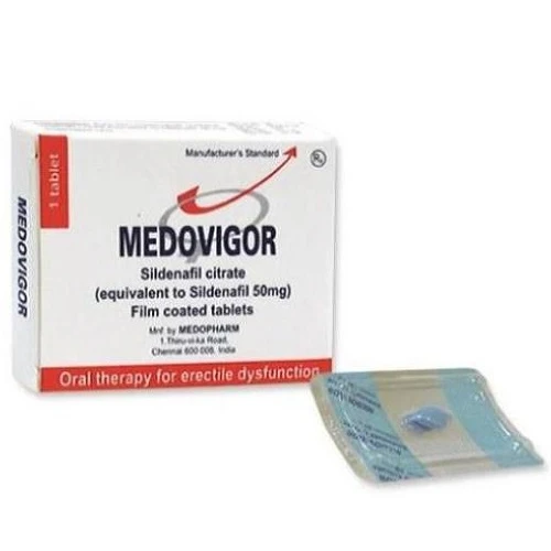 Medovigo 50mg - Thuốc điều trị rối loạn cương dương hiệu quả 