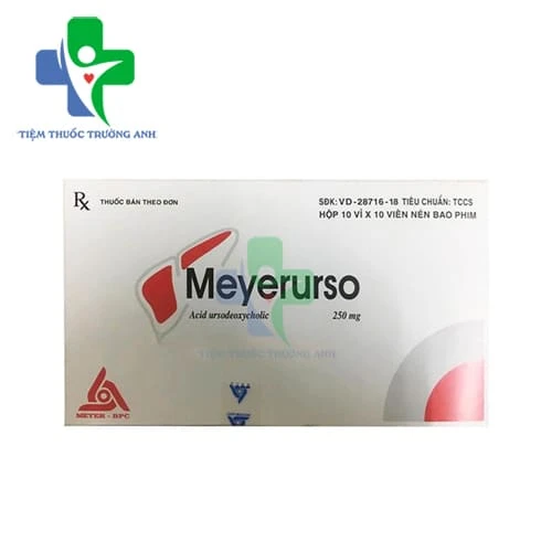 Meyerurso 250mg Meyer - BPC - Thuốc điều trị sỏi Cholesterol, sỏi mật