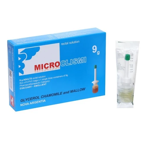 Microclismi - Sản phẩm điều trị táo bón hỗ trợ bệnh nhân trĩ của Italya