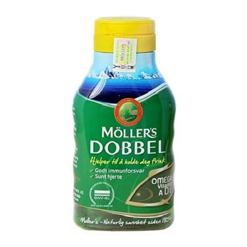Moller's Dobbel - Viên dầu cá tăng cường sức khỏe của Na Uy