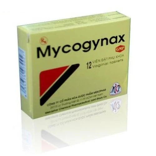 Mycogynax - Viên đặt điều trị viêm âm đạo của Mekophar