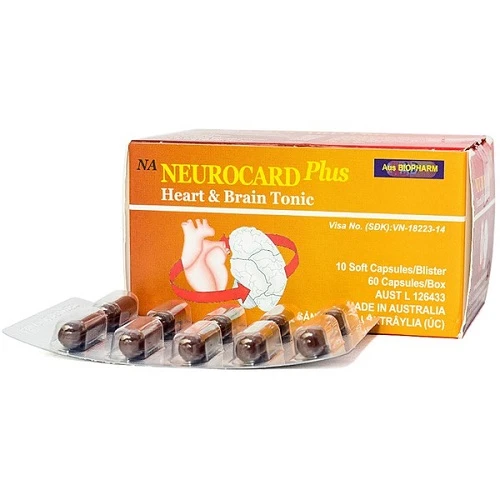 NA Neurocard Plus - Giúp cải thiện trí nhớ, bảo vệ tim mạch hiệu quả