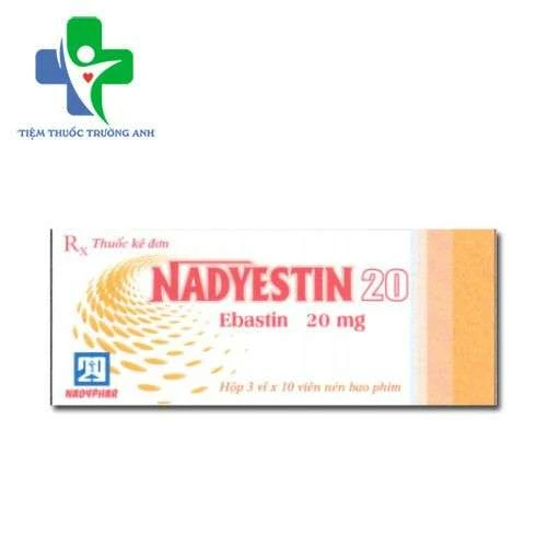 Nadyestin 20 Nadyphar - Điều trị viêm mũi dị ứng và viêm kết mạc