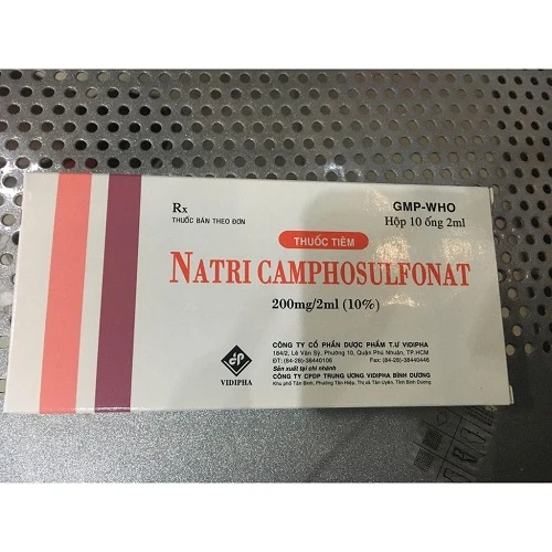 Natri Camphosulfonat 200mg/2ml - Thuốc trợ tim hiệu quả