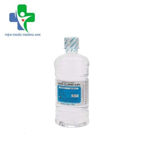 Natri clorid 0,9% F.T.Pharma (500ml) - Nước muối vệ sinh miệng