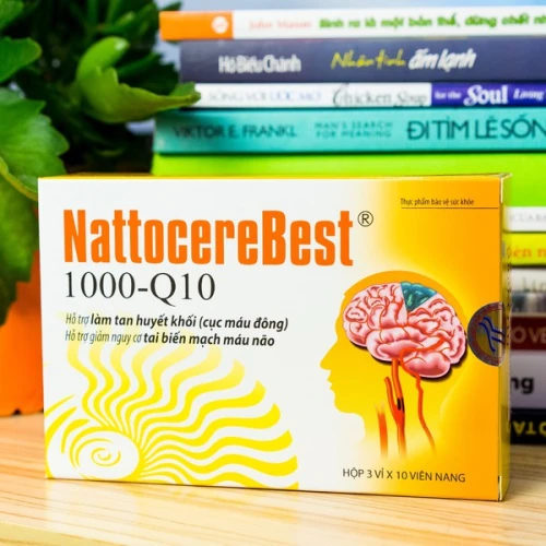 Viên uống bổ não trợ tim Nattocerebest 1000-Q10