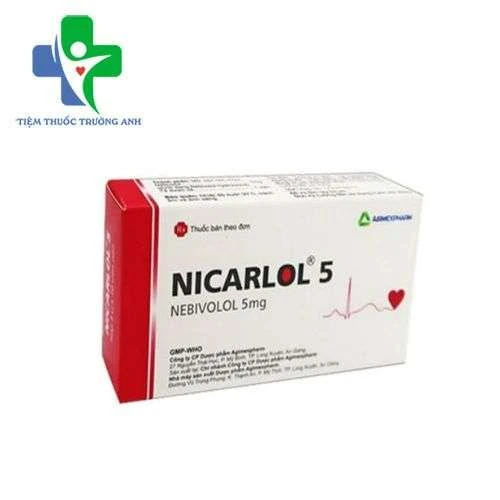 Nicarlol 5 Agimexpharm - Điều trị bệnh tăng huyết áp vô căn