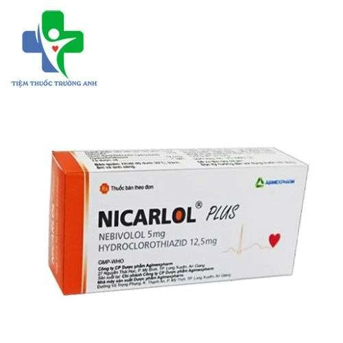 Nicarlol plus Agimexpharm - Điều trị cho người bị cao huyết áp