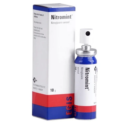 Nitromint 10g - Thuốc điều trị đau thắt ngực hiệu quả của Hungary