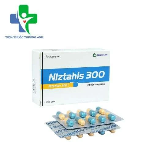 Niztahis 300 Agimexpharm - Điều trị bệnh trào ngược dạ dày thực quản