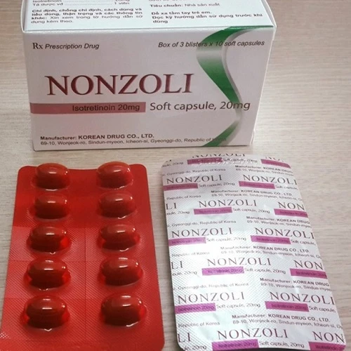 Nonzoli 20mg - Thuốc điều trị trứng cá hiệu quả của Hàn Quốc
