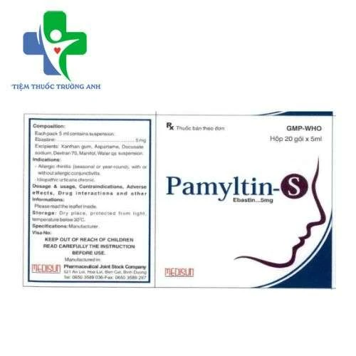 Pamyltin-S Medisun - Điều trị viêm mũi dị ứng và mề đay