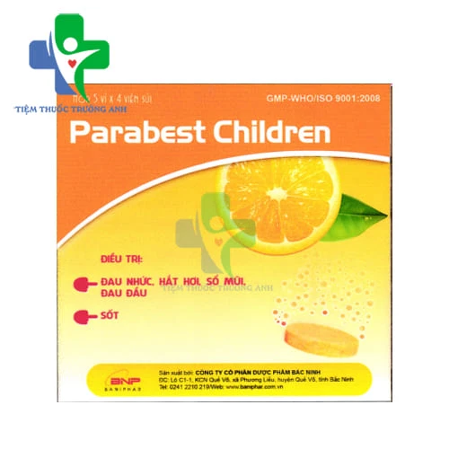 Parabest Children Bắc Ninh - Thuốc giảm đau, hạ sốt