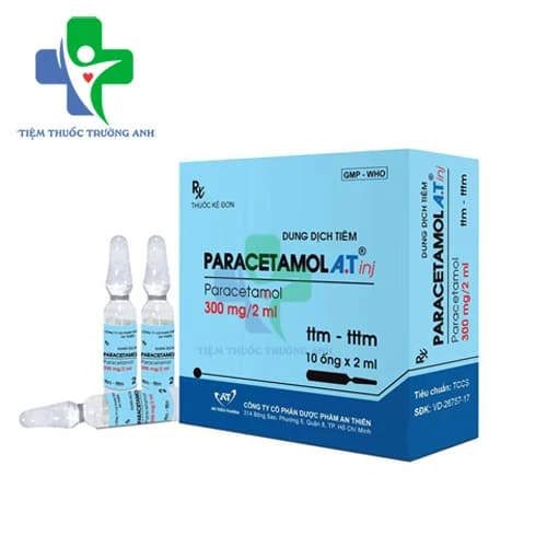 Paracetamol A.T inj 300mg/2ml - Thuốc giảm đau, hạ sốt
