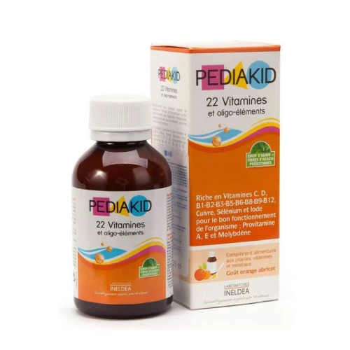 Pediakid 22 Vitamines - Hỗ trợ bổ sung vitamin và khoáng chất