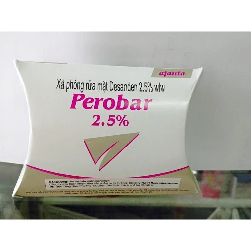 Perobar 2.5% - Xà phòng trị mụn hiệu quả của Ấn Độ