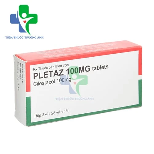 Pletaz 100mg Tablets - Thuốc điều trị bệnh lý mạch máu ngoại biên Fontaine giai đoạn II
