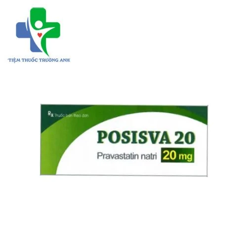Posisva 20 Medisun - Điều trị các bệnh lý tăng lipid máu