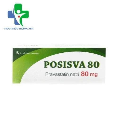 Posisva 80 Medisun - Điều trị các trường hợp rối loạn lipid máu