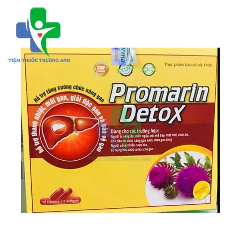 Promarin Detox STP Pharma - Hỗ trợ tăng cường chức năng gan