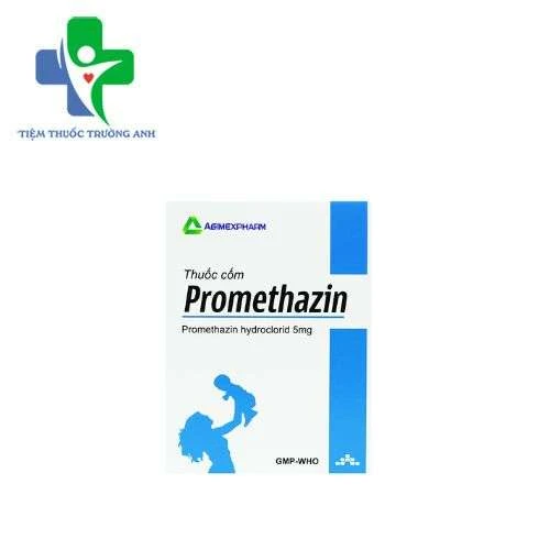 Promethazin 5mg Agimexpharm - Giúp giảm các triệu chứng cảm lạnh và dị ứng
