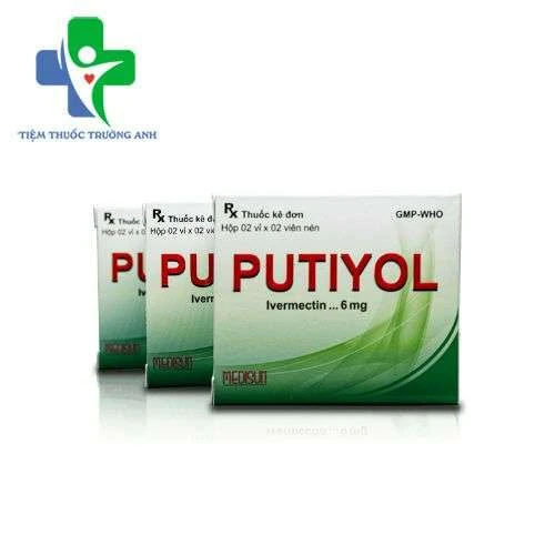 Putiyol Medisun - Điều trị bệnh giun chỉ do ấu trùng giun chỉ gây ra