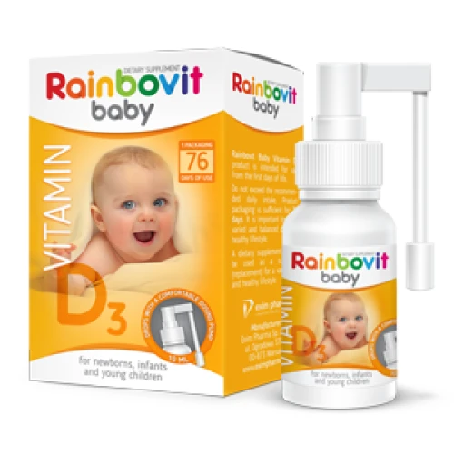 Rainbovit Baby Vitamin D3 Drops - Hỗ trợ chống còi xương ở trẻ hiệu quả