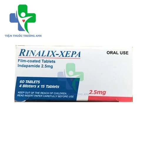 Rinalix-Xepa 2,5mg - Thuốc điều trị tăng huyết áp hiệu quả