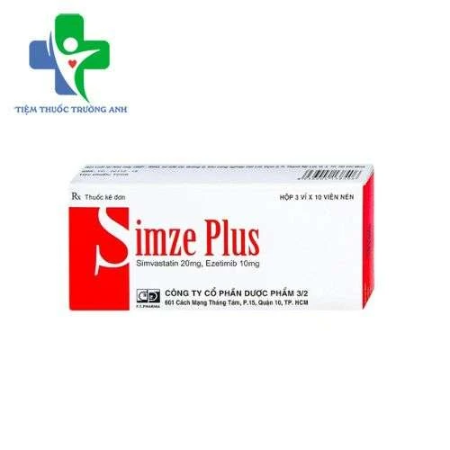 Simze plus F.T Pharma - Ðiều trị cải thiện mức độ cholesterol toàn phần