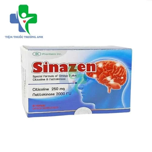 Sinazen Hộp 6 Vỉ Pharmaxx Inc - Hỗ trợ tăng cường máu lên não