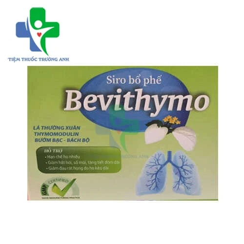 Siro Bổ Phế Bevithymo Herbitech - Hỗ trợ giảm ho và đau rát họng