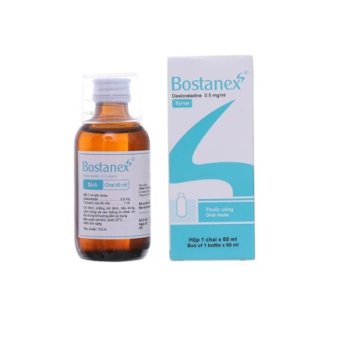 Siro Bostanex 0.5mg/ml 60ml đề phòng dị ứng 