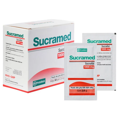 Sucramed 1000mg - Thuốc điều trị viêm loét dạ dày tá tràng hiệu quả