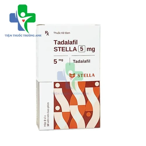 Tadalafil Stella 5mg - Điều trị rối loạn cương dương ở nam giới trưởng thành