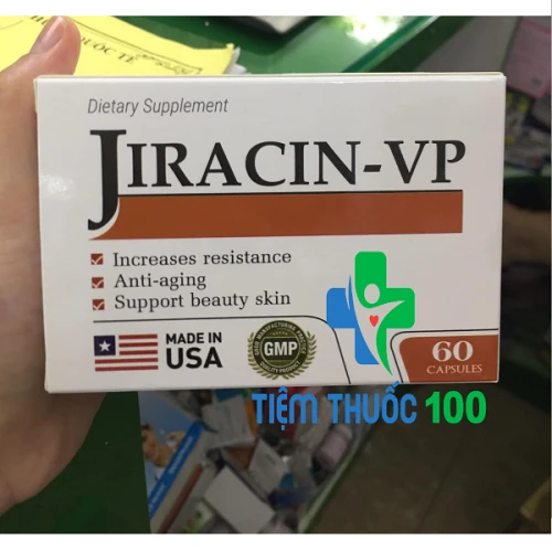 Thực phẩm bảo vệ sức khỏe Jiracin-VP chính hãng Mỹ