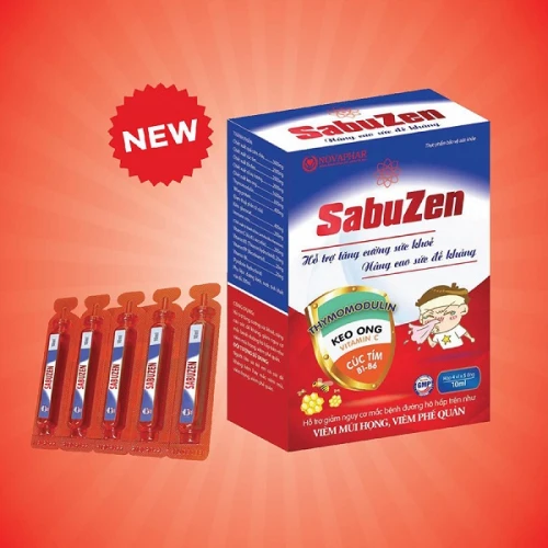 Sabuzen (Hộp 4 vỉ x 5 ống x 10ml) - Hỗ trợ tăng sức đề kháng hiệu quả