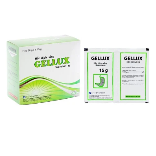 Thuốc Gellux 1G Hộp 20 gói x 15g