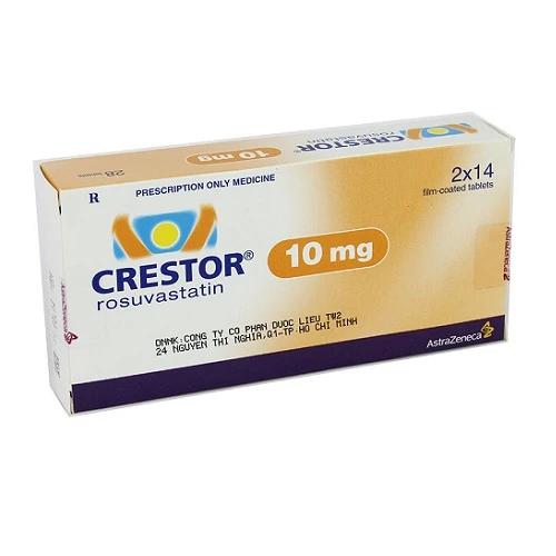 Thuốc hạ mỡ máu Crestor 10Mg hộp 2 vỉ 14 viên
