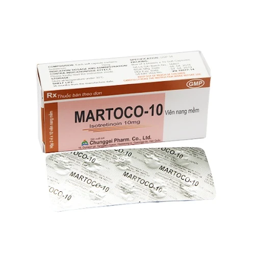Martoco 10 - Điều trị mụn trứng cá hiệu quả của Hàn Quốc