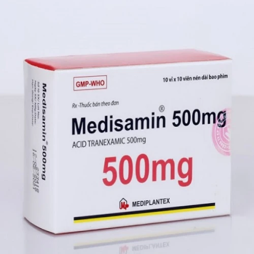 Thuốc Medisamin 250mg của Mediplantex (Hộp 10 vỉ x 10 viên)