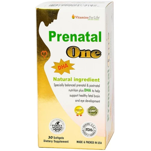 Prenatal One Dha - Hỗ trợ bổ sung dinh dưỡng cho phụ nữ mang thai