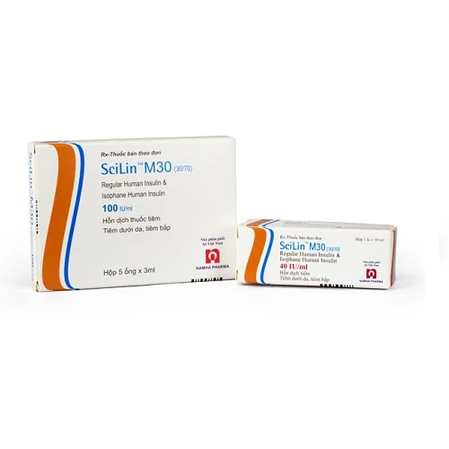 Scilin M30 100IU/ml (Hộp 1 lọ x 10ml) - Thuốc hỗ trợ tiểu đường hiệu quả