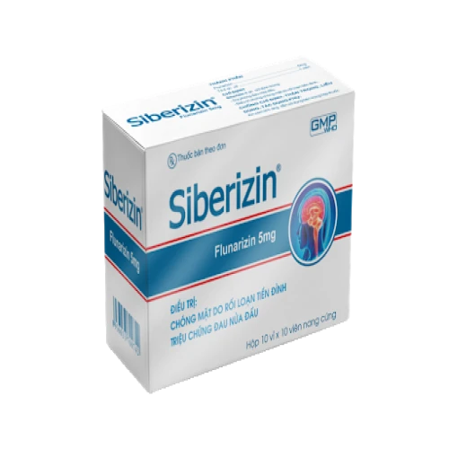 Thuốc Siberizin 5mg - Điều trị chứng đau nửa đầu hiệu quả