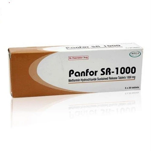 Thuốc viên Panfor SR - 1000 (Hộp 5 vỉ × 20 viên)