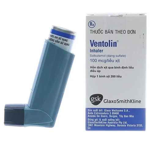 Thuốc xịt Ventolin inhaler - Điều trị hen phế quản hiệu quả của Tây Ban Nha