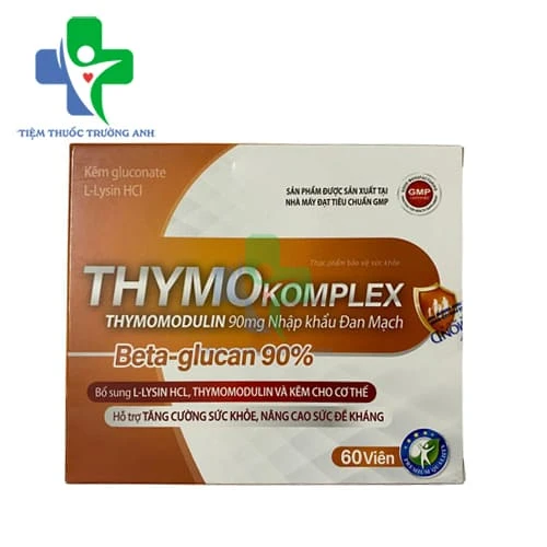 ThymoKomplex Diamond (vỏ cam) - Hỗ trợ tăng cường sức đề kháng