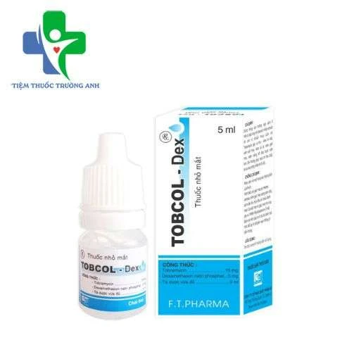 Tobcol - Dex F.T Pharma - Điều trị Viêm tắc tuyến lệ, Viêm bờ mi
